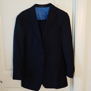 Michael Kors Navy Blue Stripe Suit Jacket & Pants